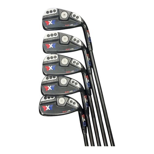 Used PXG 0311XP GEN 5 FORGED BLACK LABEL Mens Iron Set RH 6I-PW 11850-C000025340