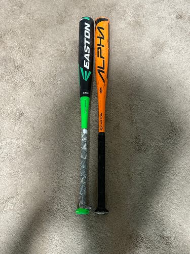 Two 28” USSSA Certified Baseball Bats