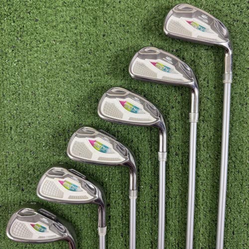 Cobra AMP Cell Iron Set 6-PW SW Womens Ladies Flex Graphite Shafts