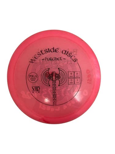 Used Westside VIP Air Hatchet 158g Disc Golf Driver Pink  11692-S000154670