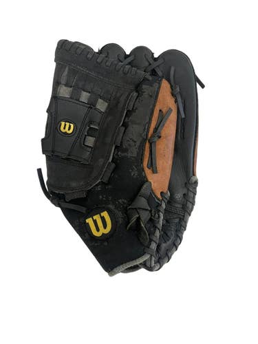 Used Wilson Elite 14" Slowpitch Softball Glove RH Throw *Leather Flaking* 11692-S000154666