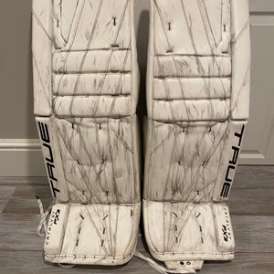 34" 2023 True Catalyst PX3 Goalie Leg Pads Pro Stock (Used)