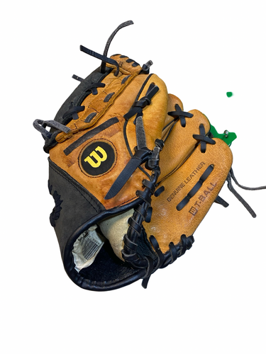 Used Wilson A2495 BB/SB Glove T-ball Brown 10" 11706-S000383292