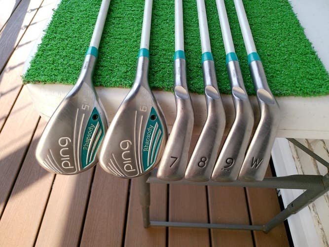 PING Rhapsody (5H, 6H, 7i-PW) Hybrid/Iron Combo Set w/ Ladies Flex Shafts