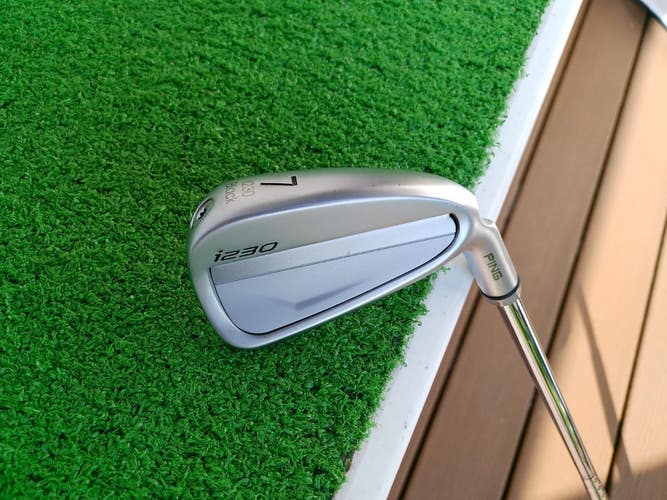 PING i230 Black Dot 7-Iron Demo Club w/ True Temper XP95 S300 Stiff Flex Shaft