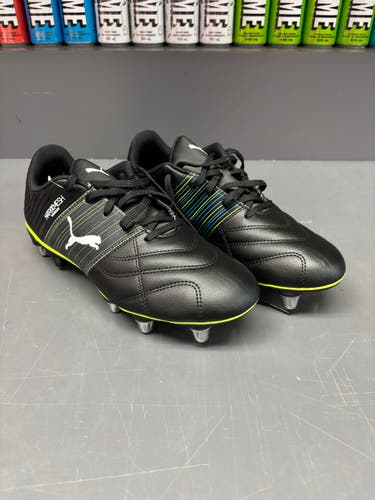 Black Men's Size M 8.5 (W 9.5) Adult Puma Metal Cleats (New)