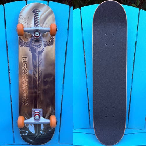 DARKSTAR Gold Sword Complete Skateboard Vintage Bullet Trucks & Birdhouse Wheels