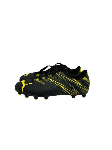 Used Puma ATTOCANTO Soccer Cleats Black And Yellow Junior 03 11692-S000152293