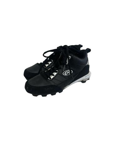 Used Rawlings BB/SB CLEATS BB/SB Cleats Black Junior 04.5 11692-S000154559