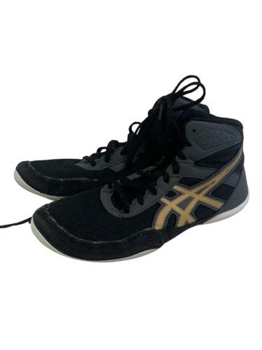 Used Asics MATFLEX Wrestling Shoes Black Junior 05 11692-S000154578