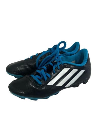Used Adidas GOLETTO Soccer Cleats Black Junior 04.5 11692-S000154577