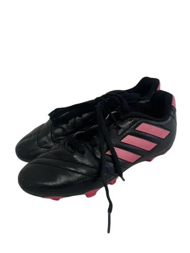 Used Adidas GOLETTO Soccer Cleats Black And Pink Junior 01 11692-S000154597