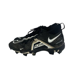 Used Nike ALPHA MENACE SHARK Adult FB Cleats Black Senior 7 11692-S000154612