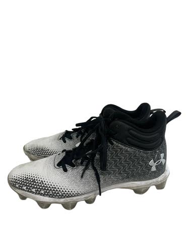 Used Under Armour SPOTLIGHT FRANCHISE Adult FB Cleats Black Senior 10 11692-S000154659