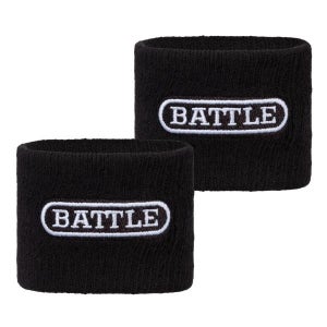 New Football Wristbands Black with White logo 11730-BAT20AC300003