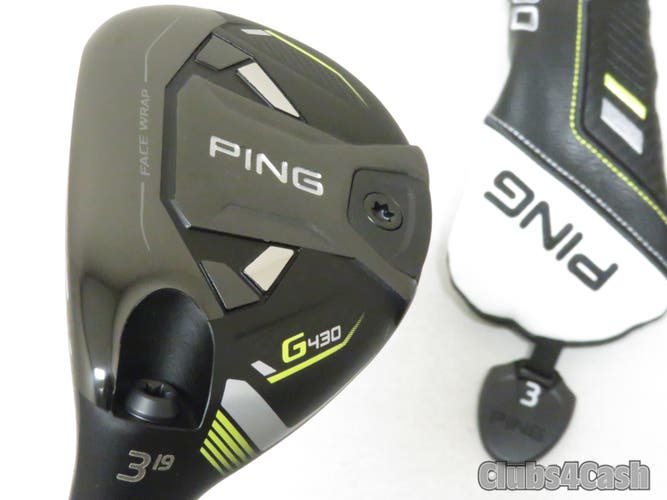 PING G430 Hybrid 19  3H Alta CB 70 Black Stiff Flex +Cover .. LEFT LH  MINT