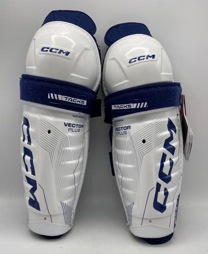 NEW CCM Tacks Vector Plus Shin Guards 12"