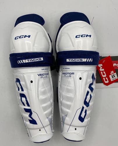NEW CCM Tacks Vector Plus Shin Guards 11"