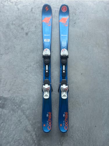 Blizzard Cochise Twin Tip 119 cm Skis With IQ 7 Bindings (Used)