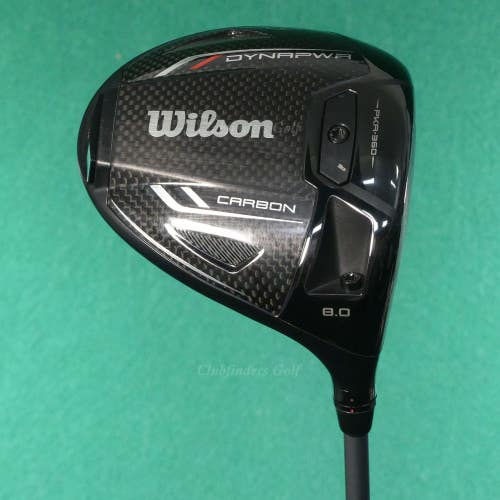 Wilson DYNAPWR Carbon 8.0 Driver HZRDUS Smoke 60g 6.5 Graphite Extra Stiff w/HC