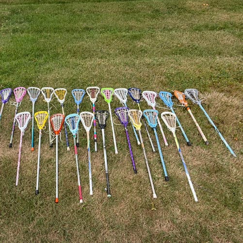 Huge lacrosse stick bundle comes as seen! First come first serve!