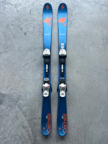 Blizzard Cochise Twin Tip 129 cm Skis With IQ 7 Bindings (Used)