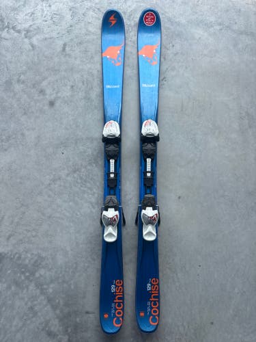 Blizzard Cochise Twin Tip 129 cm Skis With IQ 7 Bindings (Used)