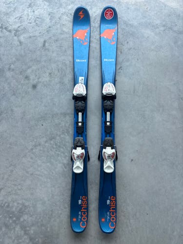 Blizzard Cochise Twin Tip 119 cm Skis With IQ 4.5 Bindings (Used)