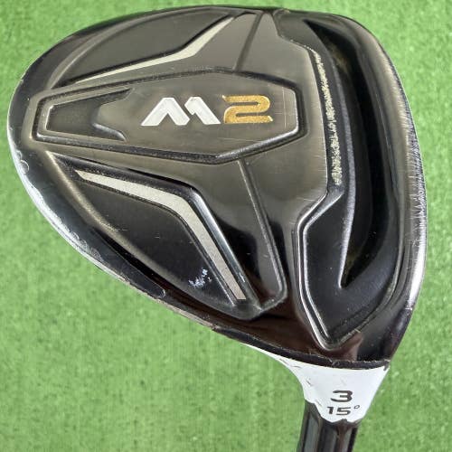 Taylormade M2 2016 3 Fairway Wood 15 Reax 65g Regular Flex 43.25