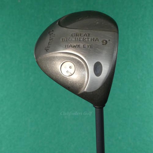 Callaway Great Big Bertha Hawk Eye 9 Driver Factory UL Graphite Firm w/ HC