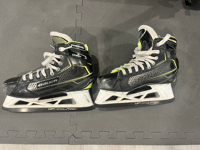 2021 Bauer GSX Hockey Goalie Skates Regular Width 7.5 (Used)