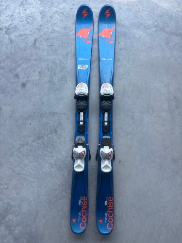 Blizzard Cochise Twin Tip 119 cm Skis With IQ 7 Bindings (Used)