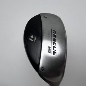 TaylorMade Rescue Mid 3 Hybrid 19* Regular Graphite Mens RH