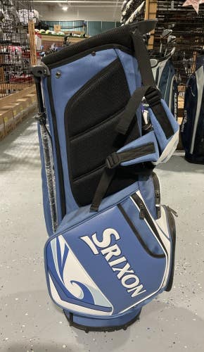 Srixon Limited Edition Dunlop 4-Way Divided Stand Carry Golf Bag Blue White
