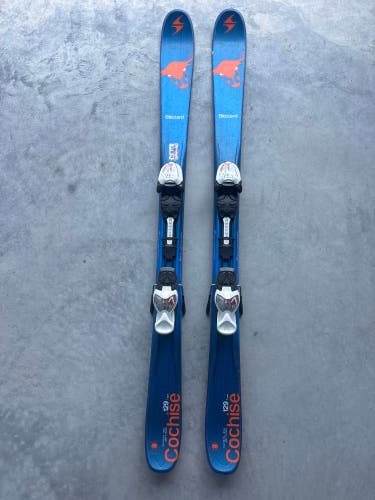Blizzard Cochise Twin Tip 129 cm Skis With IQ 7 Bindings (Used)
