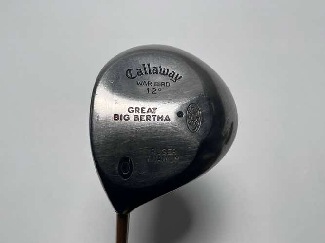 LEFTY Callaway Great Big Bertha Warbird Driver 12* ProForce 65 Gold Stiff LH