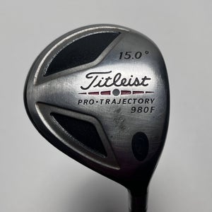 Titleist 980 F 3 Fairway Wood 15* 4375 Regular Graphite Mens RH