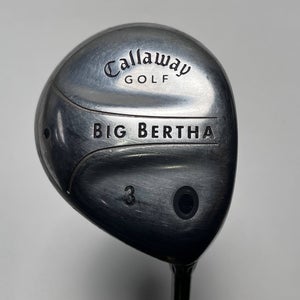 Callaway Big Bertha 2004 3 Fairway Wood 15* Big Bertha Gems 55 55g Ladies RH