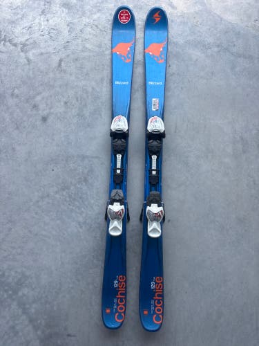 Blizzard Cochise Twin Tip 129 cm Skis With IQ 7 Bindings (Used)