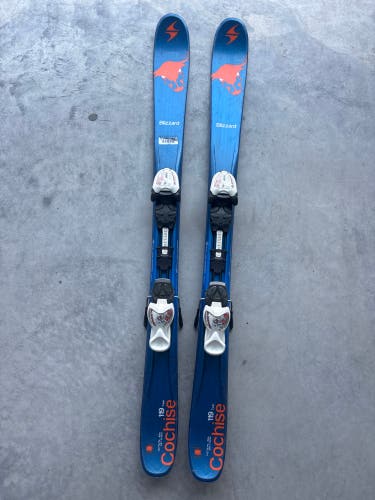 Blizzard Cochise Twin Tip 119 cm Skis With IQ 4.5 Bindings (Used)