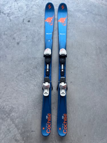Blizzard Cochise Twin Tip 129 cm Skis With IQ 7 Bindings (Used)