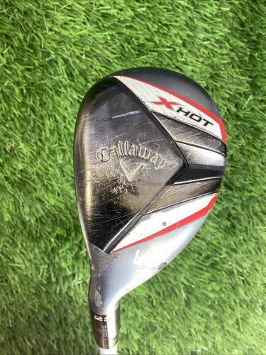 Callaway X Hot Lefthanded LH 4-Hybrid 22* With Regular Graphite Shaft