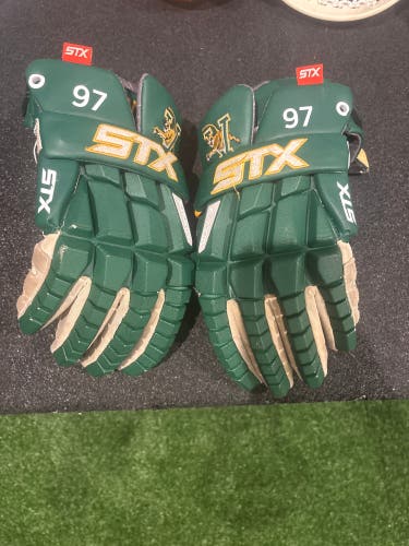 STX Surgeon RZR Lacrosse Gloves (Used) UVM gloves
