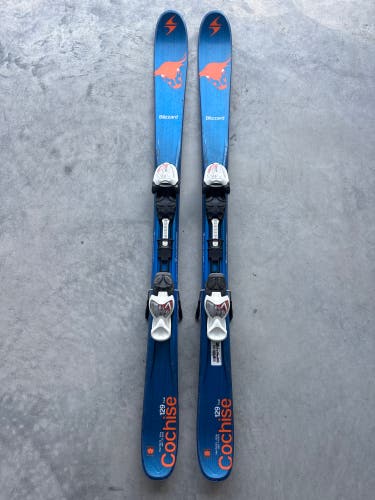 Blizzard Cochise Twin Tip 129 cm Skis With IQ 7 Bindings (Used)