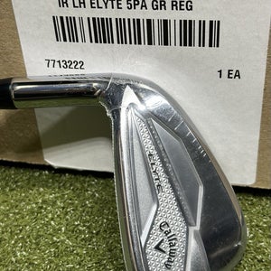 Callaway Elyte Iron Set 5-AW LEFT Hand Graphite Denali 65g Regular Flex LH NEW