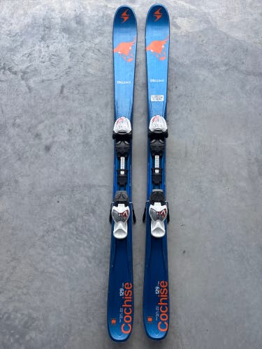 Blizzard Cochise Twin Tip 129 cm Skis With IQ 7 Bindings (Used)