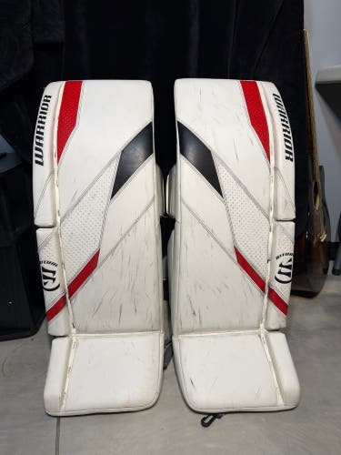 34" 2024 Warrior Ritual G7 RTL Goalie Leg Pads Pro Stock (Used)