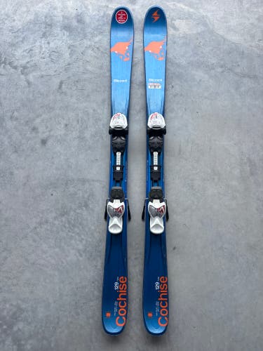 Blizzard Cochise Twin Tip 129 cm Skis With IQ 7 Bindings (Used)