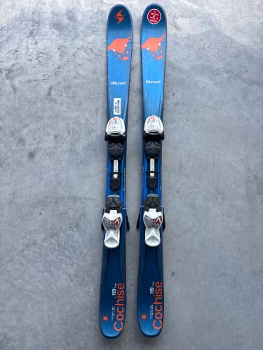 Blizzard Cochise Twin Tip 119 cm Skis With IQ 7 Bindings (Used)