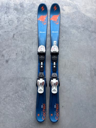 Blizzard Cochise Twin Tip 109 cm Skis With IQ 4.5 Bindings (Used)